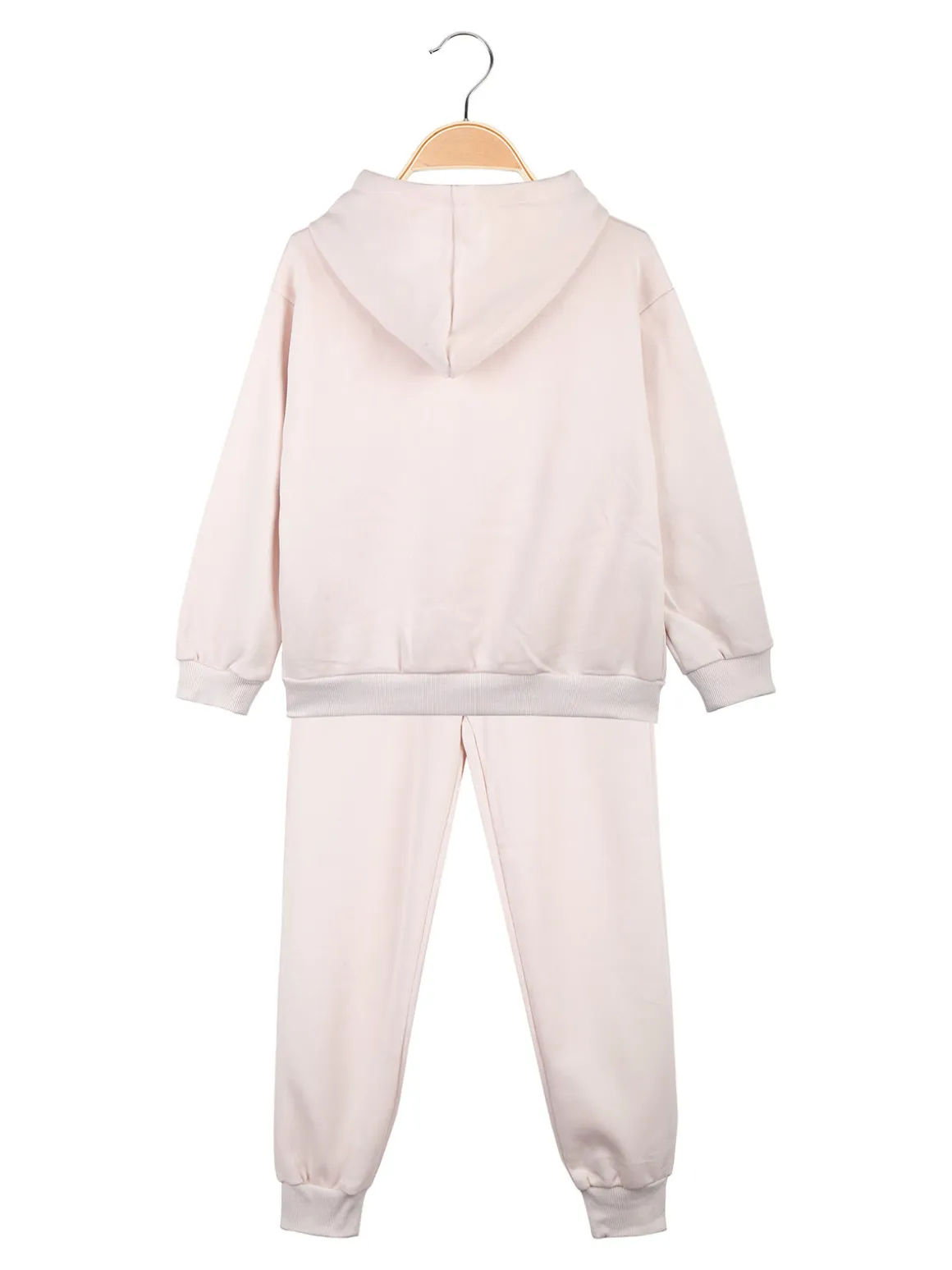 Re Panda Completo tuta 2 pezzi da bambina con cappuccio
