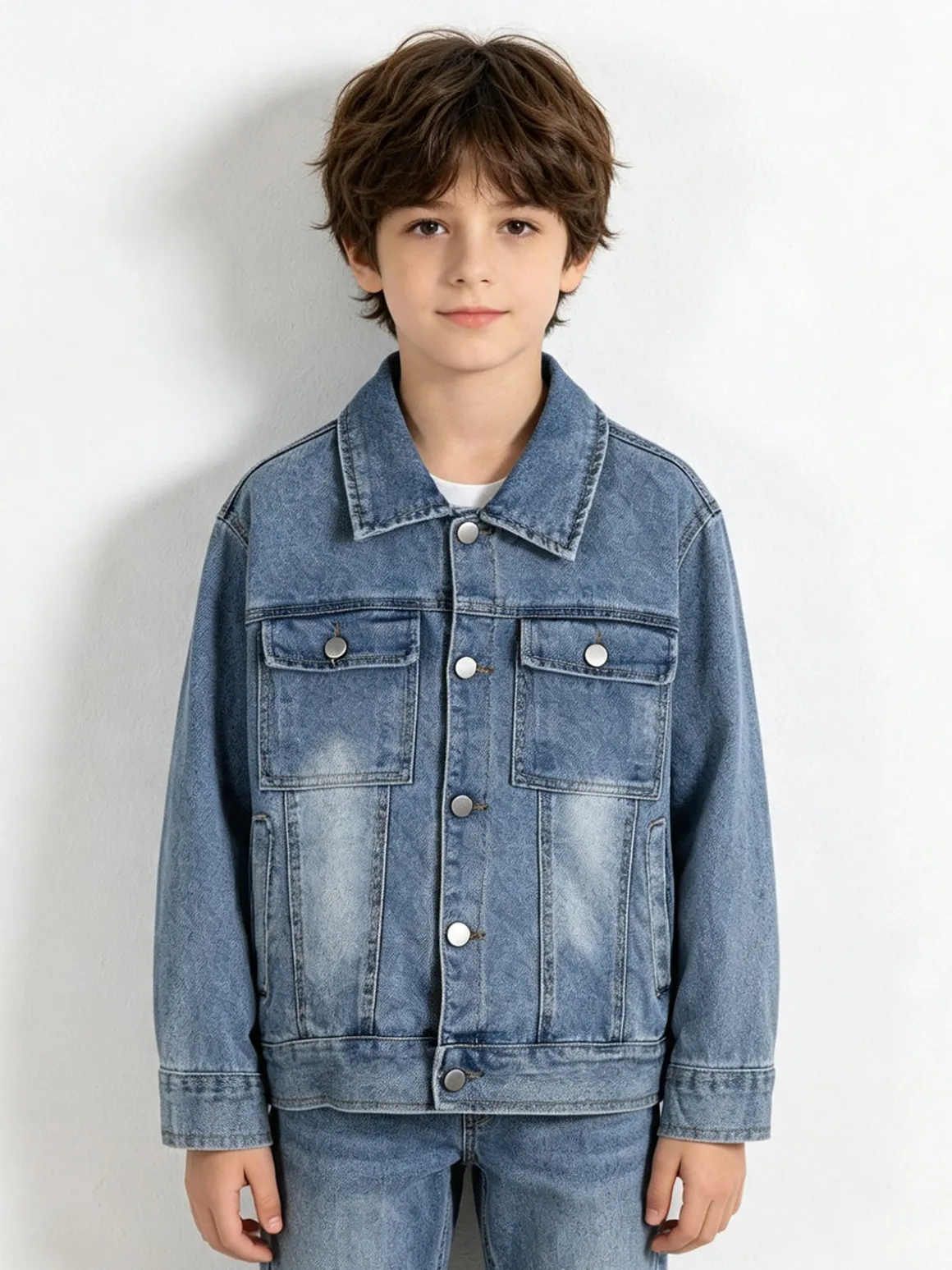 Re Panda Giacca in jeans da bambino - jeans