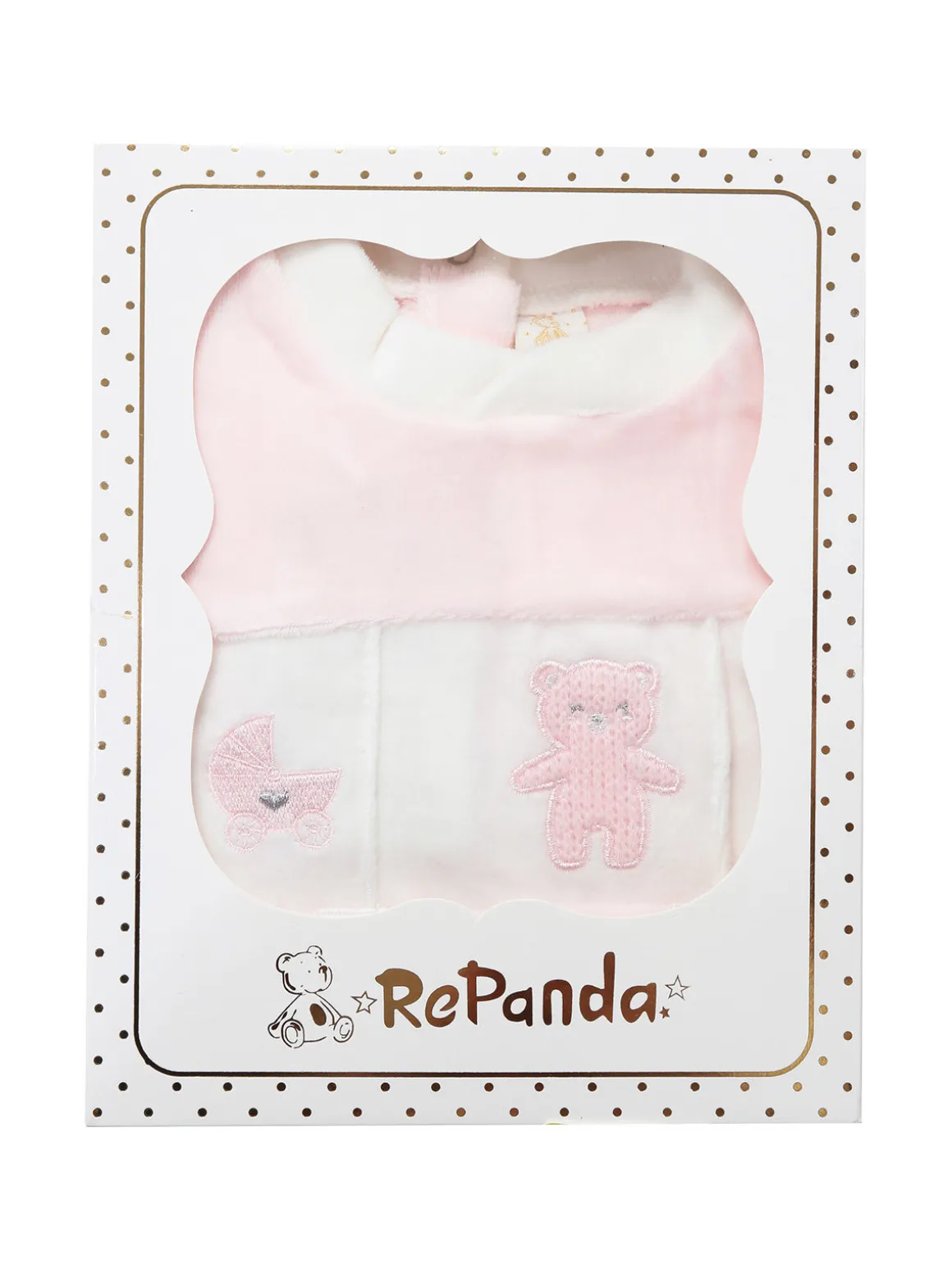 Re Panda Tutina da neonata in ciniglia
