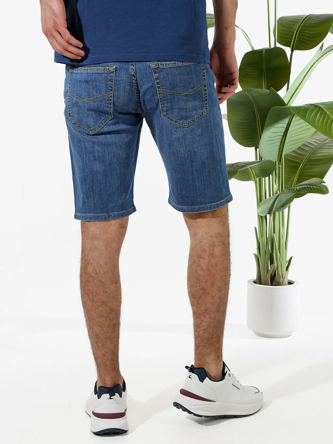 Rifle Bermuda da uomo in jeans - jeans