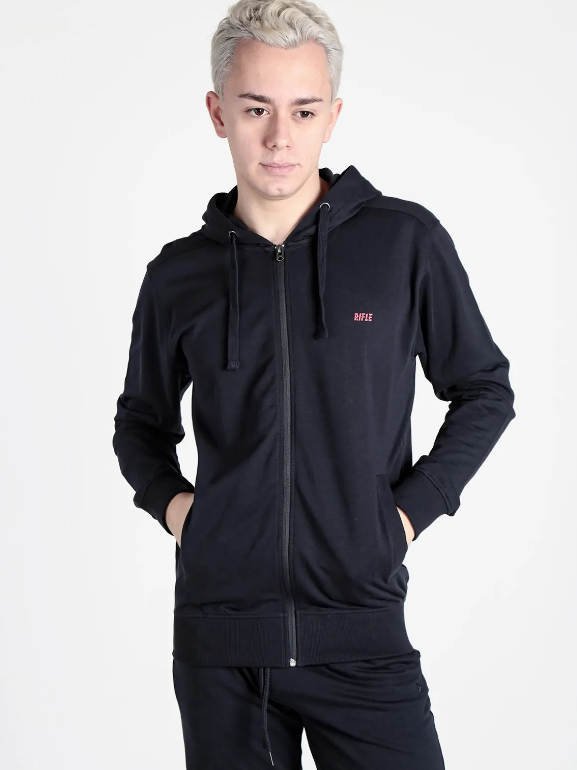 Rifle Felpa da uomo con cappuccio e zip