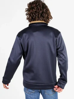 Rifle Felpa giacca da uomo con zip intera - blu scuro