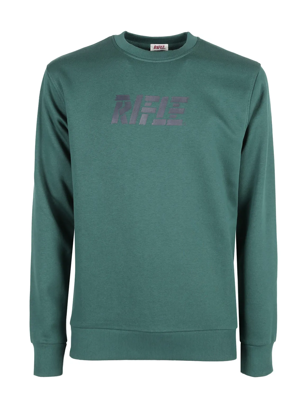 Rifle Felpa girocollo da uomo invernale con logo - verde