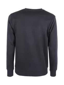 Rifle Felpa girocollo da uomo invernale con logo - blu scuro