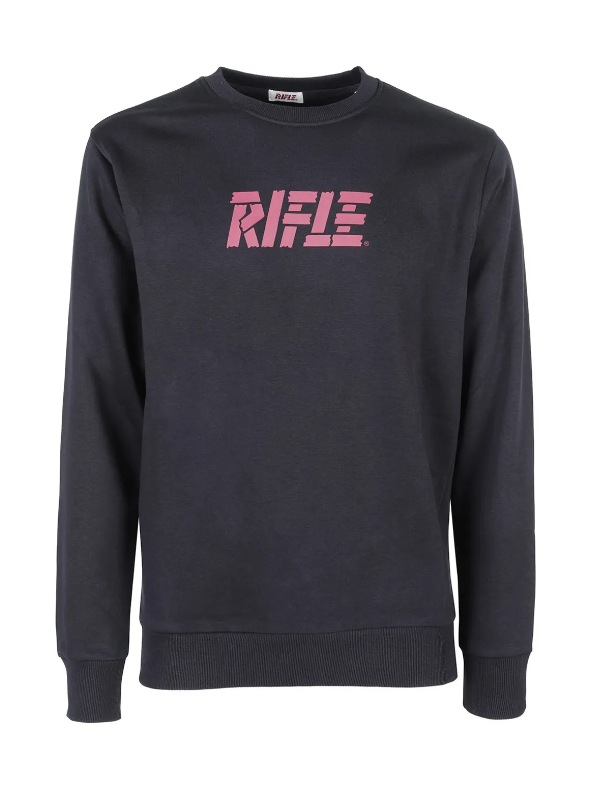 Rifle Felpa girocollo da uomo invernale con logo - blu scuro