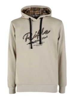 Rifle Felpa invernale da uomo con cappuccio - sabbia