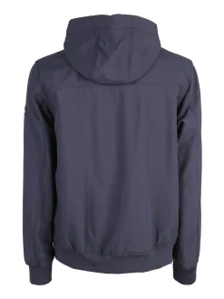 Rifle Giacca da uomo con cappuccio e zip - blu scuro