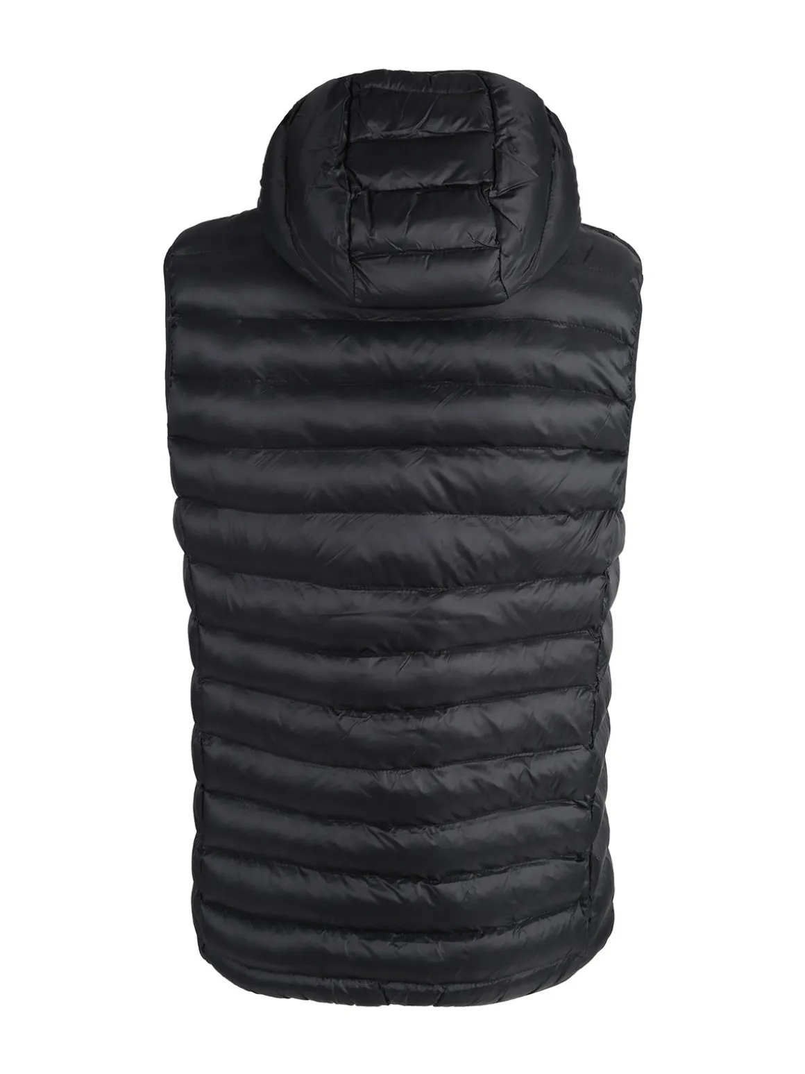 Rifle Gilet da uomo imbottito con cappuccio - nero