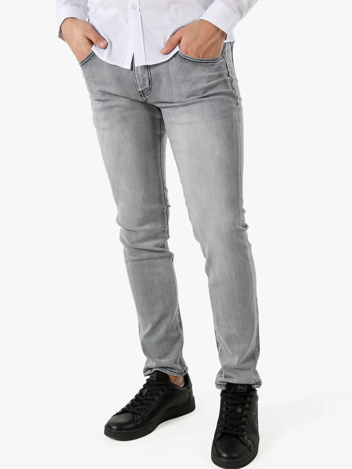 Rifle Jeans da uomo slim fit - grigio
