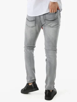 Rifle Jeans da uomo slim fit - grigio