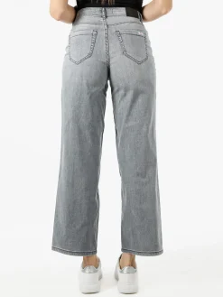 Rifle Jeans donna a gamba larga - grigio