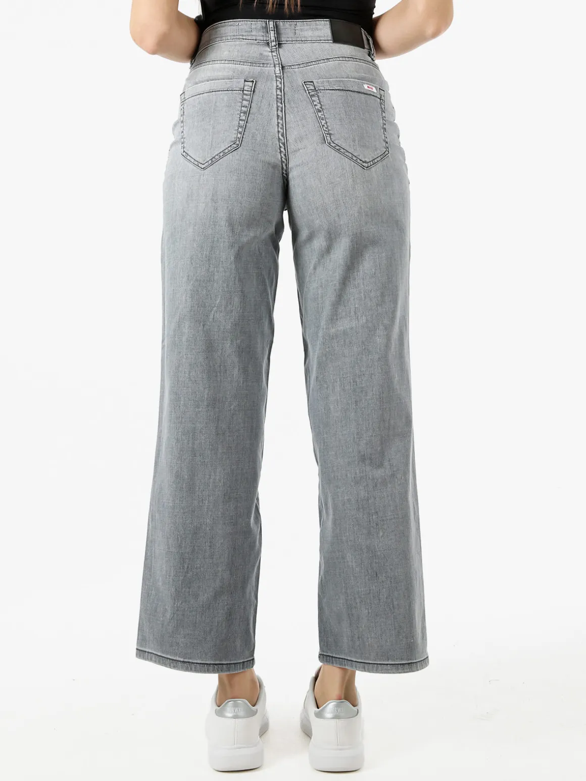 Rifle Jeans donna a gamba larga - grigio