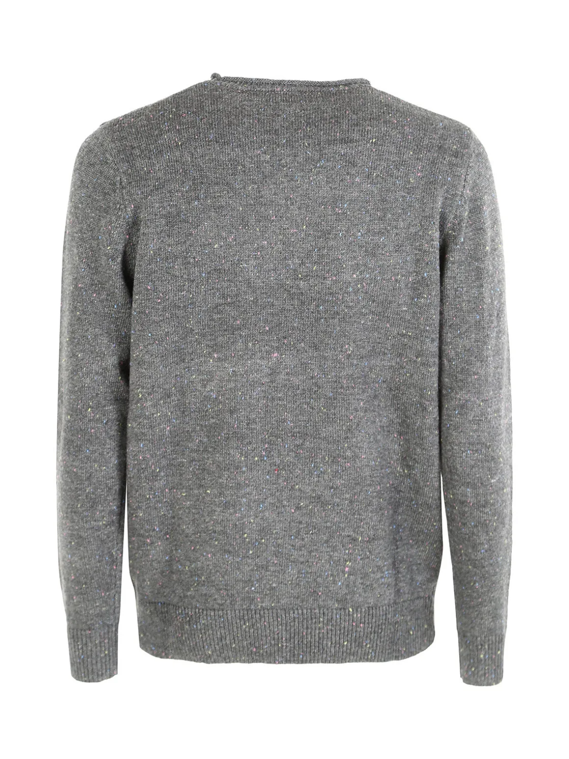 Rifle Maglione girocollo da uomo misto lana - grigio scuro