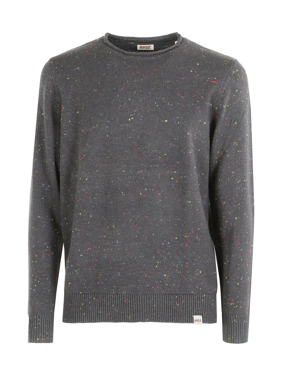 Rifle Maglione girocollo da uomo misto lana - nero