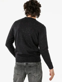 Rifle Maglione girocollo da uomo misto lana - nero