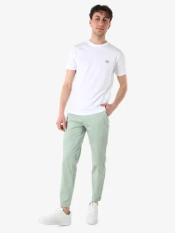 Rifle Pantaloni casual da uomo leggeri con risvolto - acqua marina