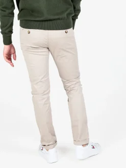 Rifle Pantaloni da uomo in cotone con risvolto finale