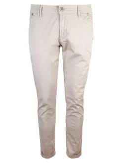 Rifle Pantaloni da uomo in cotone con risvolto finale
