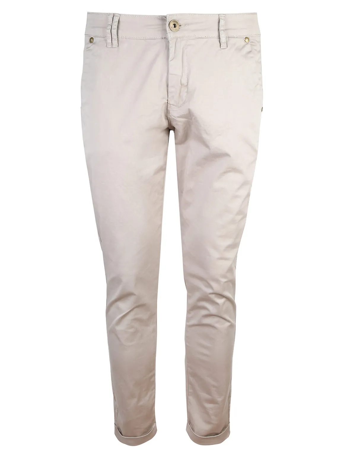 Rifle Pantaloni da uomo in cotone con risvolto finale