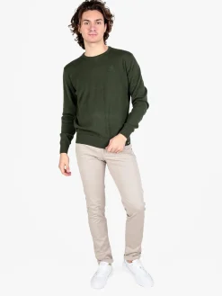 Rifle Pantaloni da uomo in cotone con risvolto finale