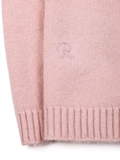 Rifle Sciarpa in maglia tinta unita - rosa
