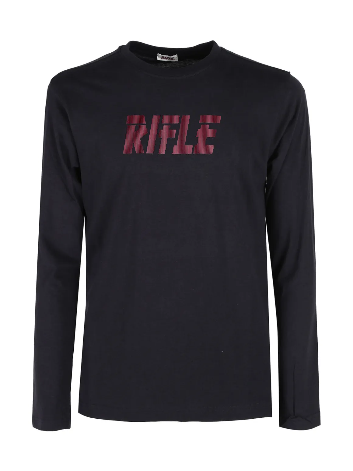 Rifle T-shirt da uomo a maniche lunghe in cotone