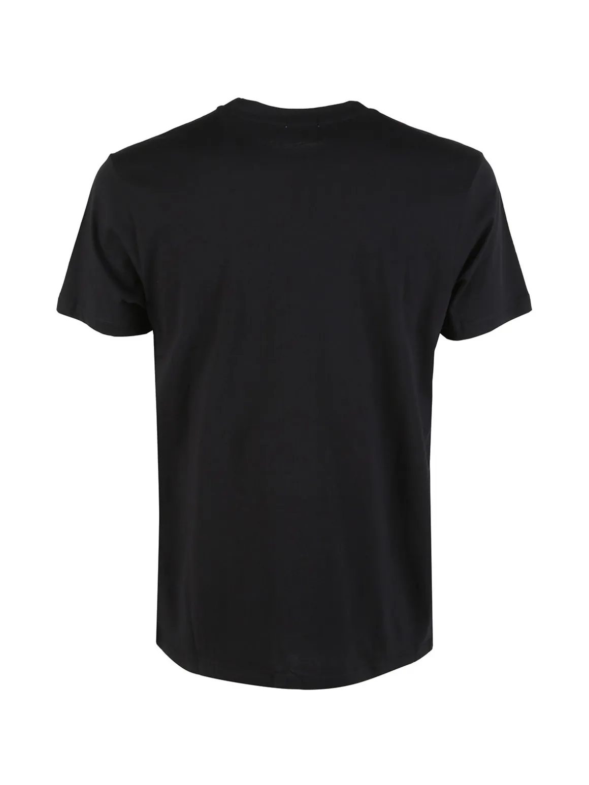 Rifle T-shirt girocollo da uomo in cotone - nero