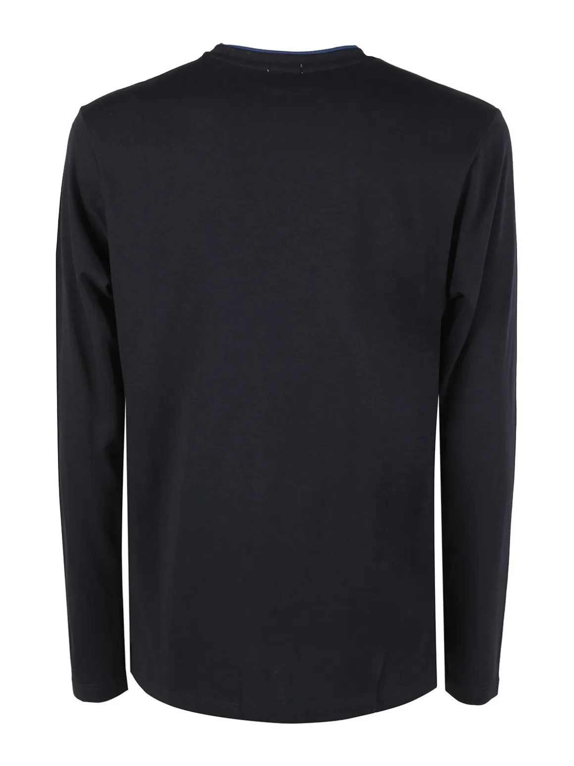 Rifle T-shirt uomo a maniche lunghe in cotone - blu scuro
