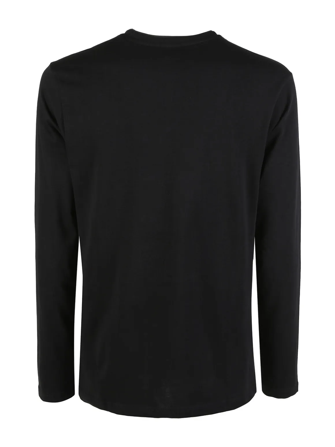 Rifle T-shirt uomo a maniche lunghe in cotone - nero