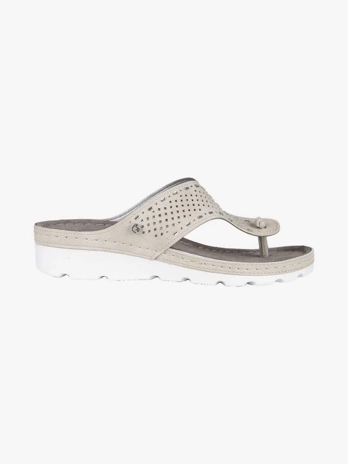 Riposella Ciabatta a infradito donna con glitter