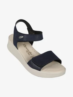 Riposella Sandali donna con zeppa e cinturini a strappo