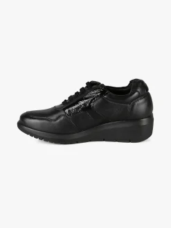 Riposella Scarpe in pelle da donna con lacci e zip