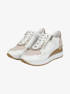 Riposella Sneakers in pelle da donna con zeppa