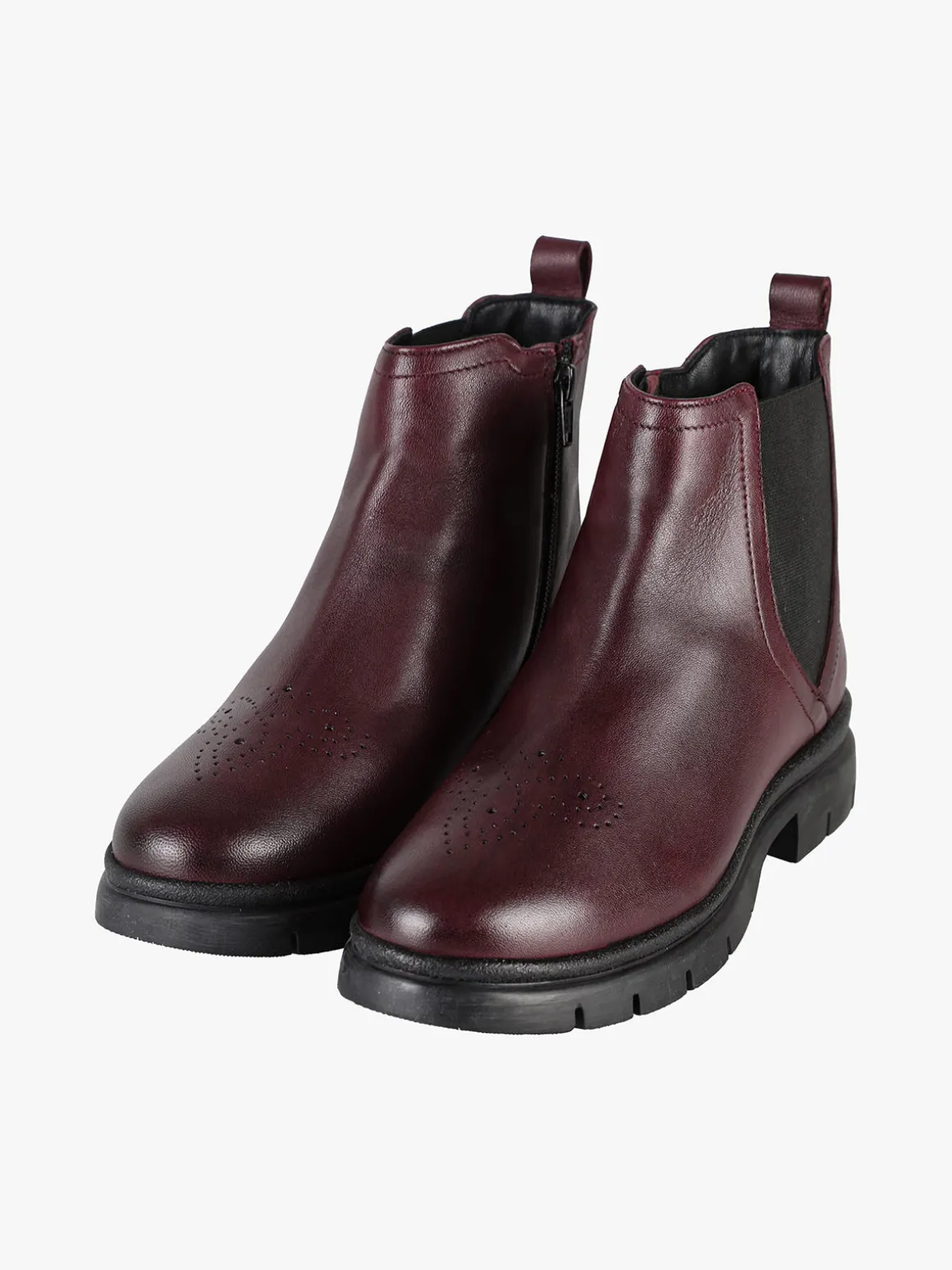 Riposella Stivaletti donna in pelle con zip