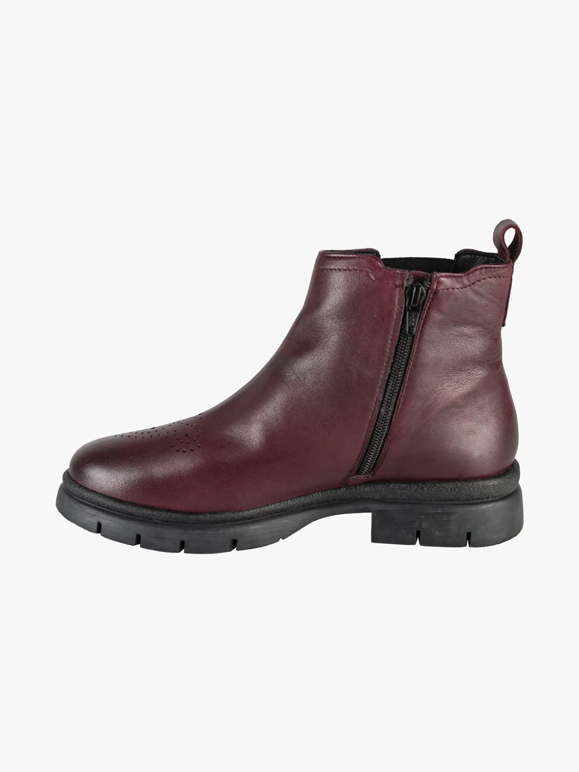 Riposella Stivaletti donna in pelle con zip