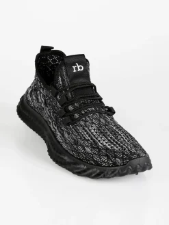 Roccobarocco Sneakers sportive uomo in tessuto