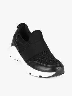 Romanciaga Sneakers slip on con strass