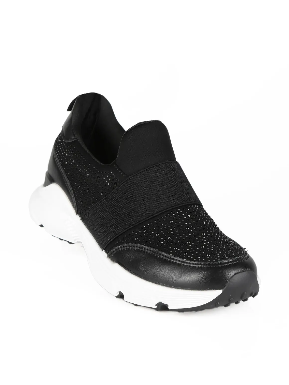 Romanciaga Sneakers slip on con strass