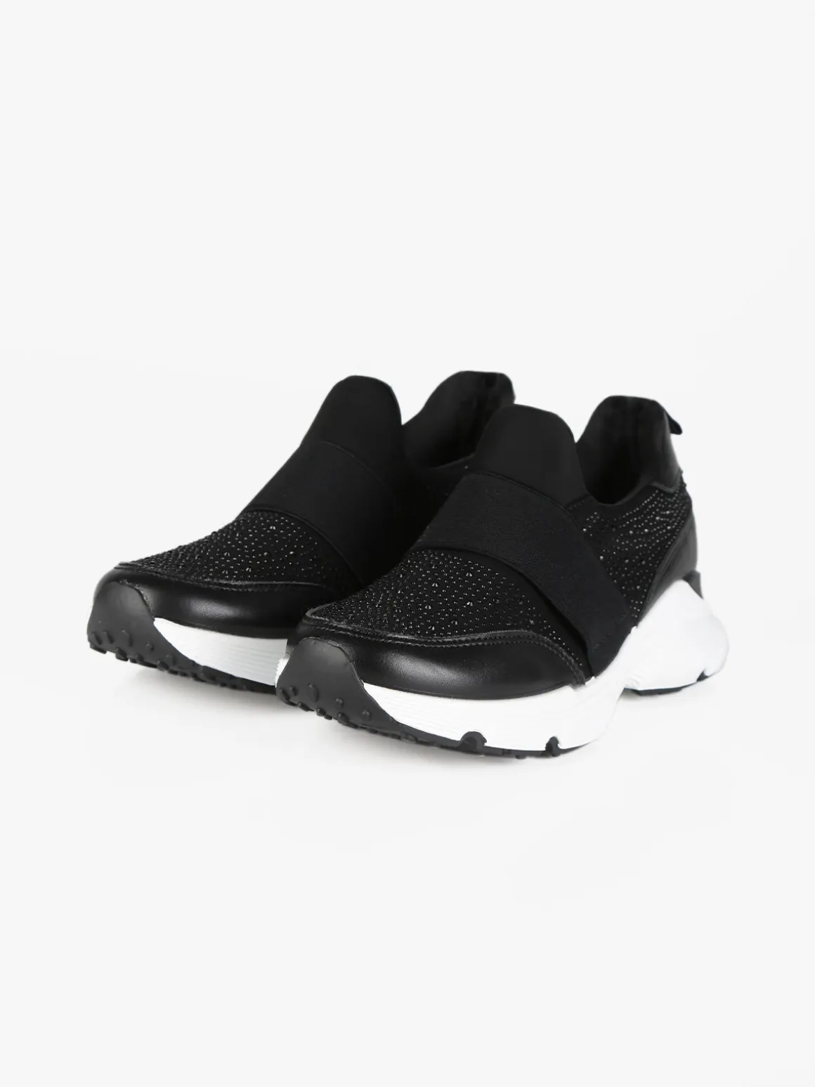 Romanciaga Sneakers slip on con strass