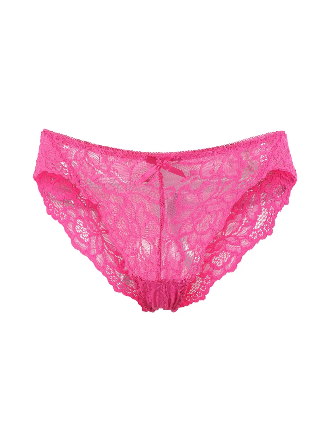Rosa Junio Slip donna in pizzo - fucsia