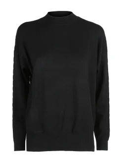 Rossamiss Pullover donna oversize in maglia - nero