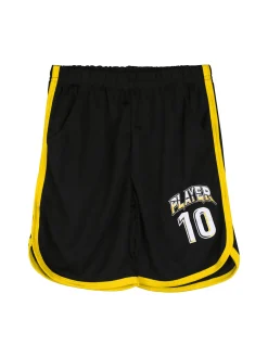 Run Boy Completo corto da ragazzo sportivo con t-shirt e bermuda - giallo