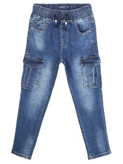 Run Boy Jeans da bambino con tasche laterali