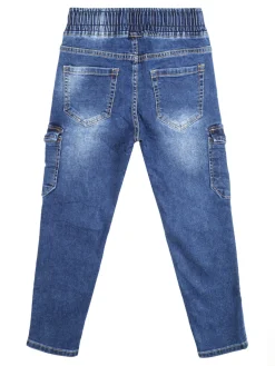 Run Boy Jeans da bambino con tasche laterali