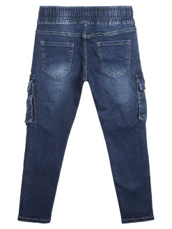 Run Boy Jeans da ragazzo con tasconi laterali