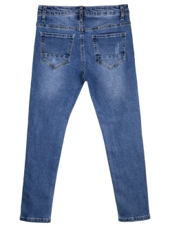 Run Boy Jeans skinny da bambino con strappi - jeans