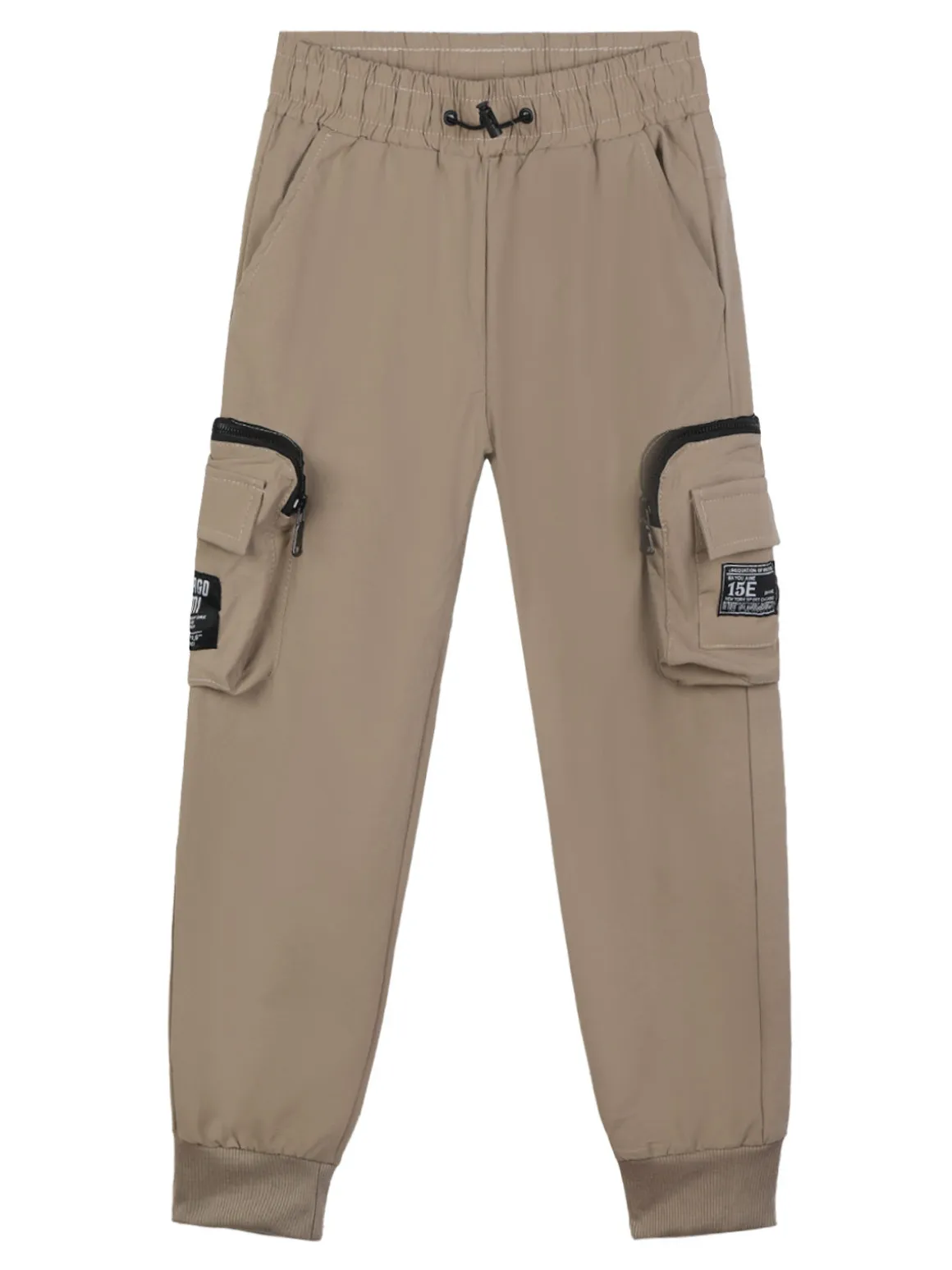 Run Boy Pantaloni da bambino con tasconi e polsini alle caviglie