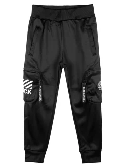 Run Boy Pantaloni da bambino con tasconi laterali e polsini