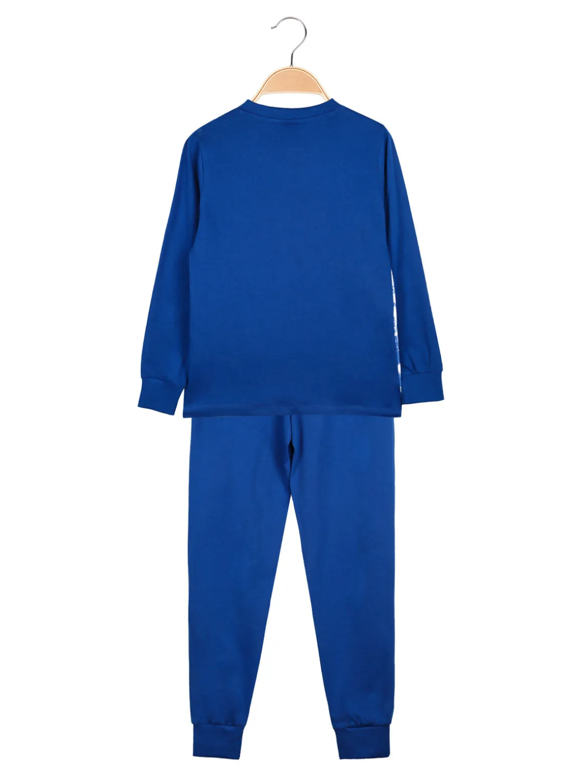 Sabor Jurassic world pigiama lungo da bambino in cotone - blu