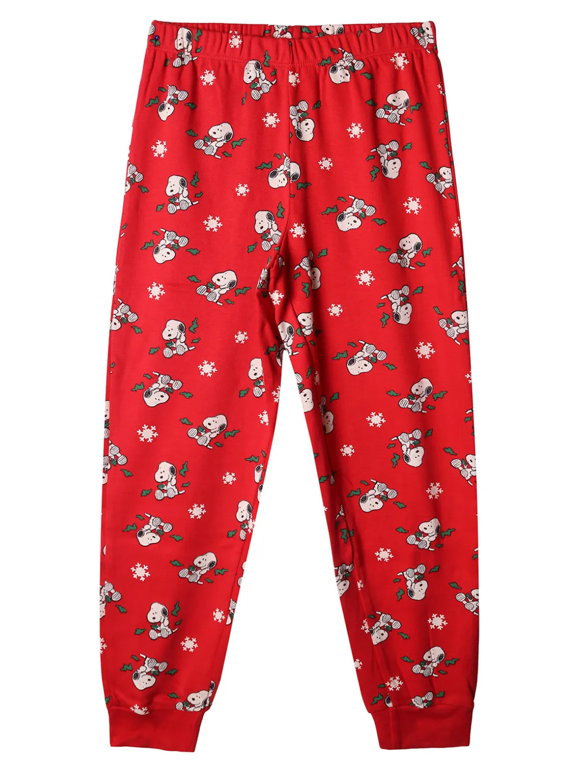 Sabor Snoopy pigiama natalizio da bambino in cotone - rosso